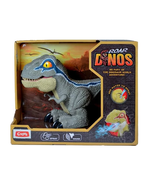 Ctoy Roar Dinos Raptor Gri QX025 ürün görseli 1