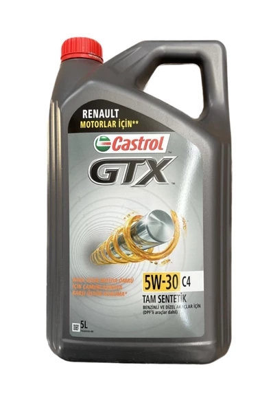 CASTROL Gtx 5w-30 C4 5 Litre Reno-dacia-nissan-mb ürün görseli 1