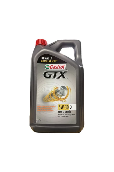 CASTROL GTX 5W-30 C4 5 L ürün görseli 1