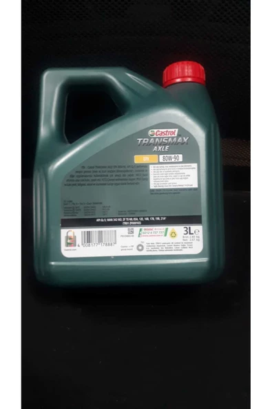 CASTROL TRANSMAX AXLE EPX 80W-90 GL-5 3 LİTRE - Resim 2
