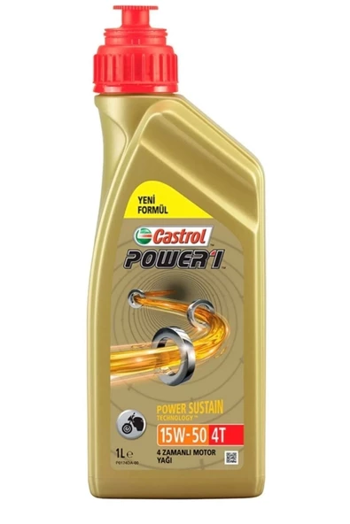 CASTROL POWER 1 4T 15W-50 1 LT ürün görseli 1