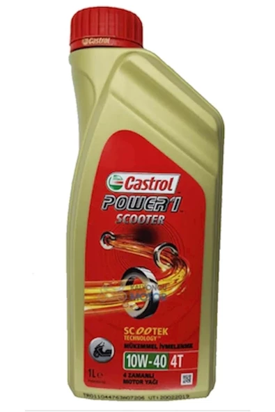 CASTROL Power 1 Scooter 4t 10w-40 1 L Motosiklet Yağı ürün görseli 1