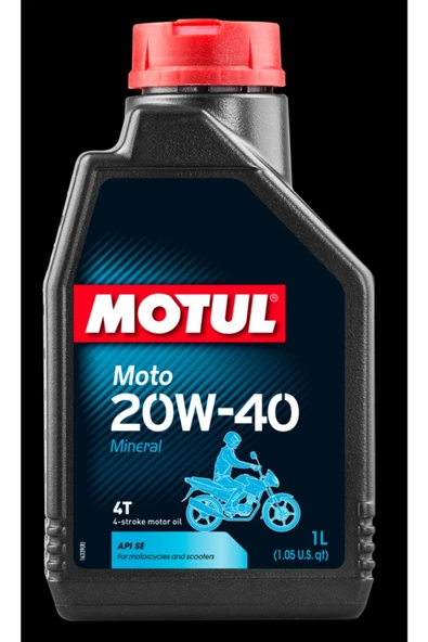 MG MOTO Motul 20w-40 4t Mineral Motosiklet Yağı 1l Uyumlu ürün görseli 1
