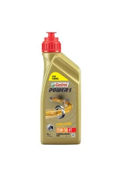 CASTROL Power1 4t 15w50 Motosiklet Performans Yağı 1 Litre ürün görseli 1