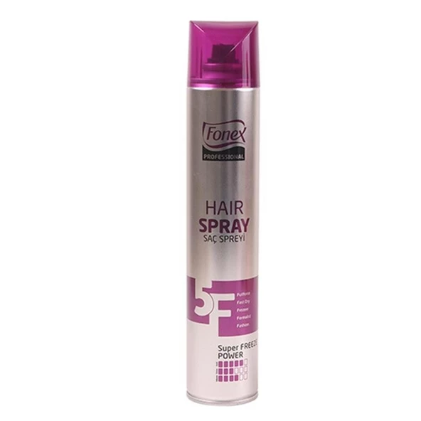 FONEX Saç Spreyi 400 ml SUPER FREZE POWER 5F ürün görseli 1