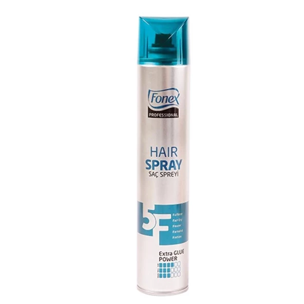 FONEX Saç Spreyi 400 ml SUPER GLUE POWER 5F ürün görseli 1
