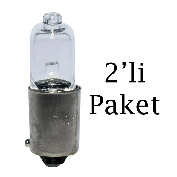 Ampul Halojen H6 12V 6W 2'li Paket ürün görseli 1