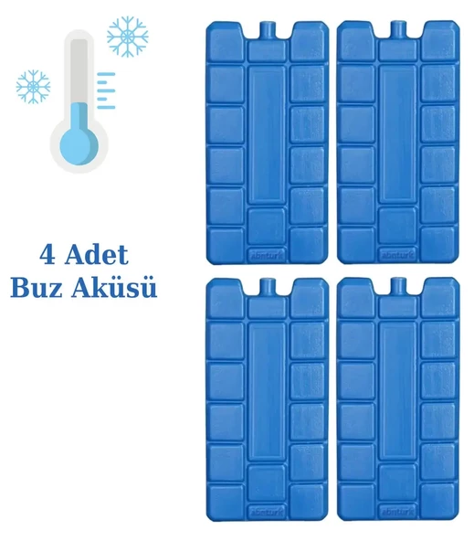 Buz Aküsü Kasedi Ice Box Soğuk Zincir - 4 Adet ürün görseli 1
