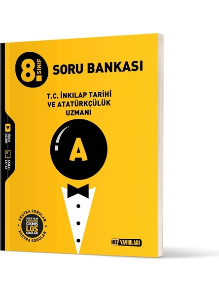 Hız Yayınları 8. Sınıf T.C. Inkılap Tarihi ve Atatürkçülük Uzmanı Soru Bankası ürün görseli 1