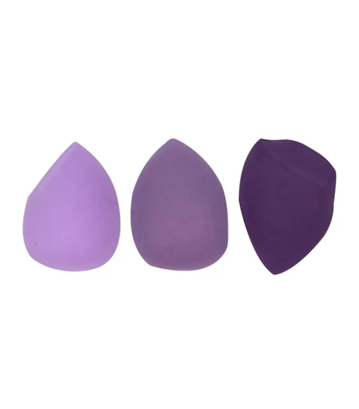 Make Up Blender Makyaj Süngeri Seti 3'lü - Mor - Resim 2