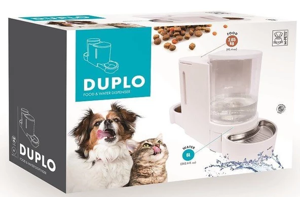 M-PETS DUPLO MAMA ve SU KABI HAZNELİ WHITE 6L/2.65KG ürün görseli 1