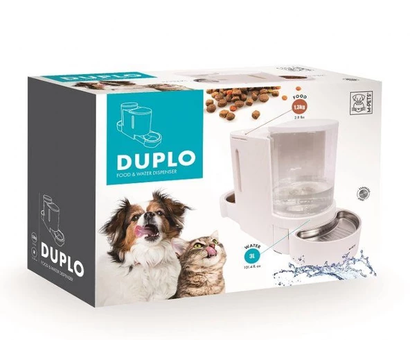 M-PETS DUPLO MAMA ve SU KABI HAZNELİ WHITE 3L/1.3KG ürün görseli 1