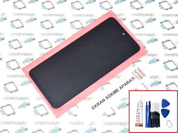 Xiaomi Redmi Note 9S Lcd Ekran Dokunmatik (SERVİS ORJİNALİ)  B-7000 + TAMİR SETİ ürün görseli 1