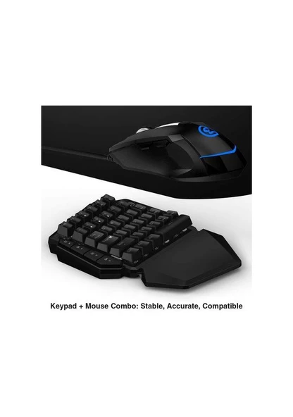 Gamesir VX PS4 - Xbox One - Switch - Switch Lite - PC Uyumlu Siyah Klavye ve Mouse Seti - Resim 7