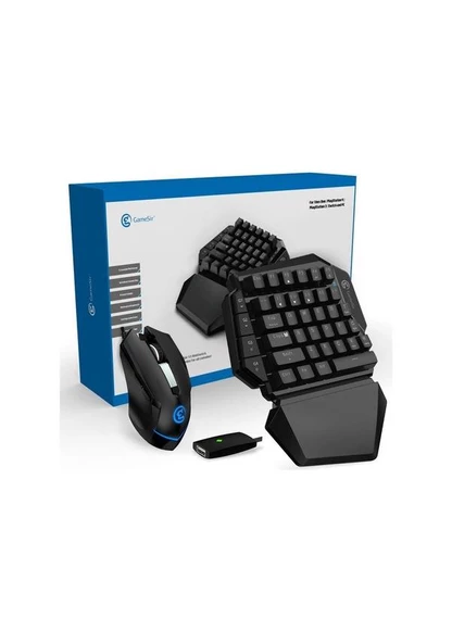 Gamesir VX PS4 - Xbox One - Switch - Switch Lite - PC Uyumlu Siyah Klavye ve Mouse Seti - Resim 6