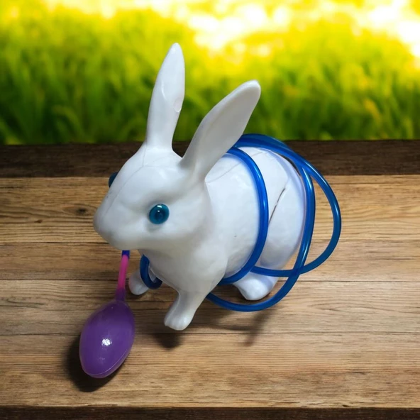 Nostaljik Zıplayan Tavşan ( Pompalı Tavşan ) ürün görseli 1