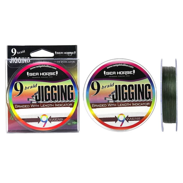 Sea Horse Jigging Pe 0,06 Mm 150mt 9x Green ürün görseli 1