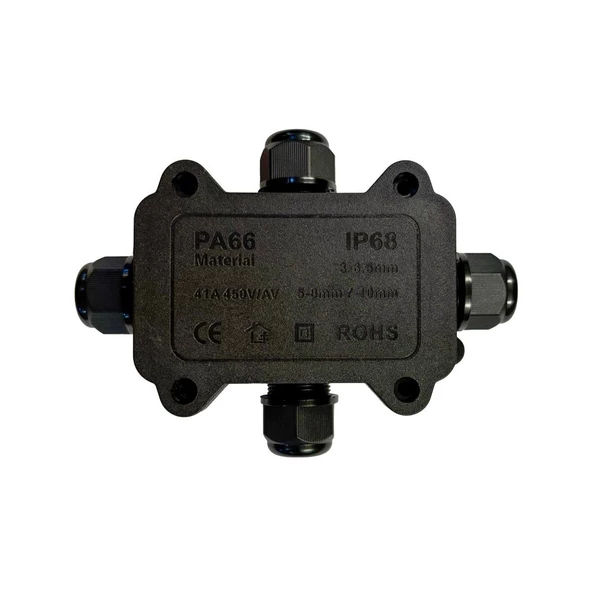 Saray Marin IP68 4lü Konnektör 3 Pinli 5-8mm ürün görseli 1