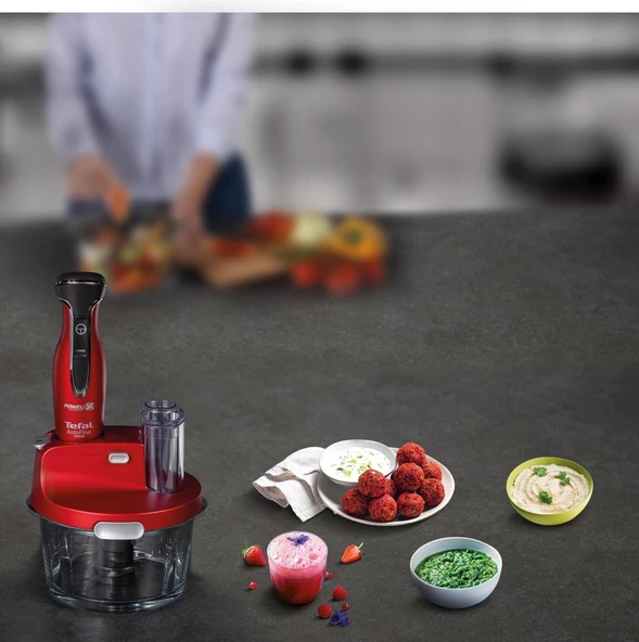 Tefal Buz Kırma Özellikli 15 Yıl Onarım Garantili Cam İçecek Hazneli 1500 W Blender Seti Kırmızı ürün görseli 1