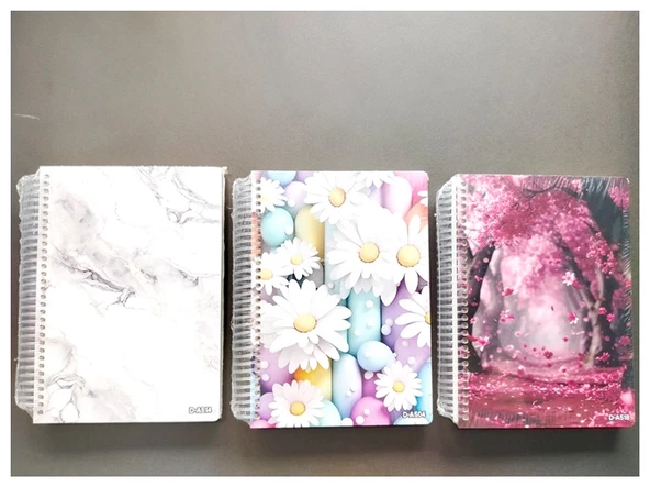 Notpa Ahşap Kapak 100 Yaprak Çizgisiz Defter A5 Spiralli ürün görseli 1