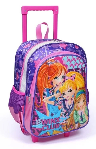 Yaygan Winx Club Çekçek Tekerlekli Okul Çantası - Pembe - Kız Çocuk ürün görseli 1