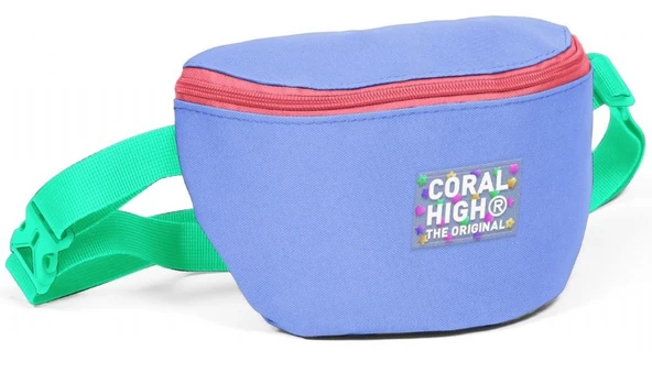 Coral High Derin Mavi Baskılı Erkek Çocuk Bel Çantası ürün görseli 1