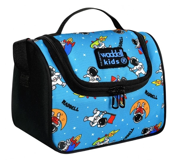 Waddell Astronot Desenli Termal Beslenme Çantası - Erkek Çocuk - Siyah/Mavi ürün görseli 1