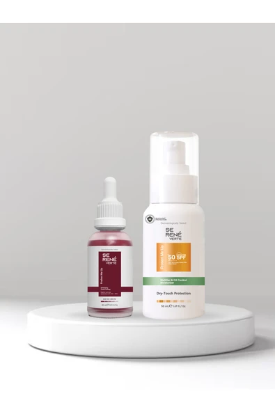 Aha Bha Peeling Serum Ve Güneş Kremi Korumaya Yönelik Bakım Seti 30 ml + 50 ml ürün görseli 1
