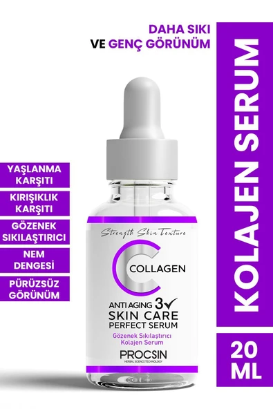 Yaşlanma Ve Kırışıklık Karşıtı Kolajen Serum 20 ml ürün görseli 1