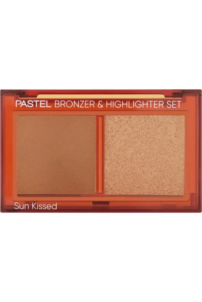 Marka: Profashion Bronzer & Highlighter Set Sun Kissed No:02 Tan Bronze Kategori: Allık ürün görseli 1