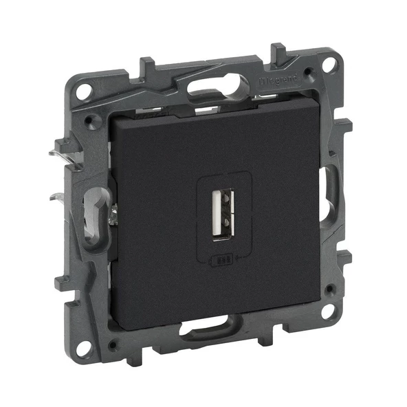 Legrand Raventi Selectıon Füme Tekli Usb Şarj Prizi 1100Ma ürün görseli 1