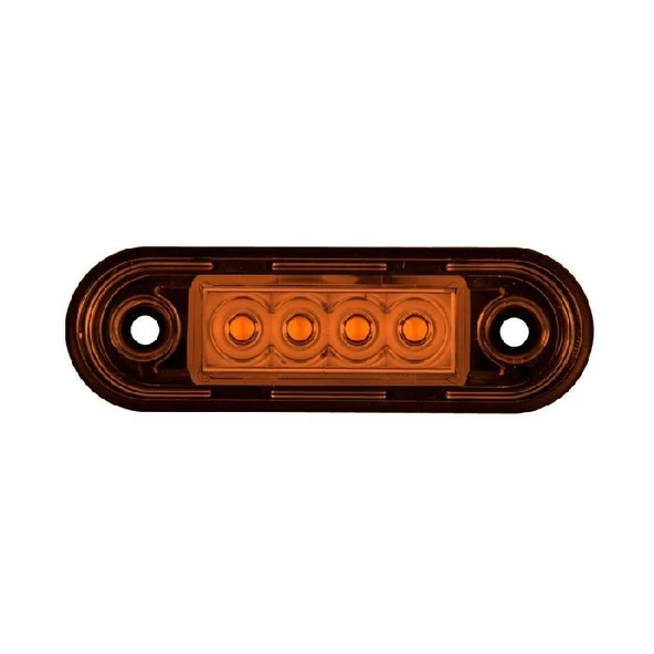 Parmak Lamba 4 Led'Li 83Mm 12V-24V Sarı - FR0170-Y ürün görseli 1