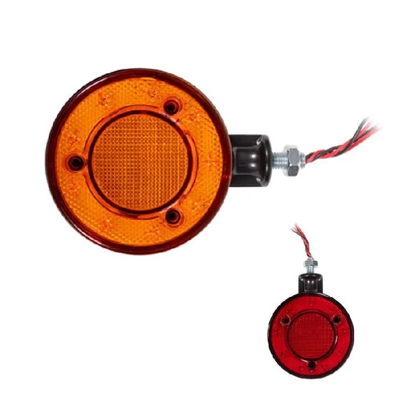 Ayna Altı Küpe İçi Dolu 30 Led'Li 120Mm 12V-24V Sarı - Kırmızı - FR0331-YR ürün görseli 1