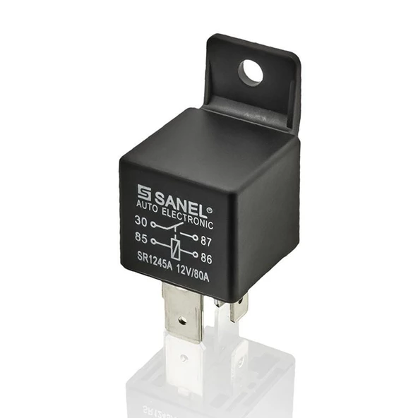 Sanel 12V 80A Güç Rölesi Yedek Parçalı Sr1245 SR1245A ürün görseli 1