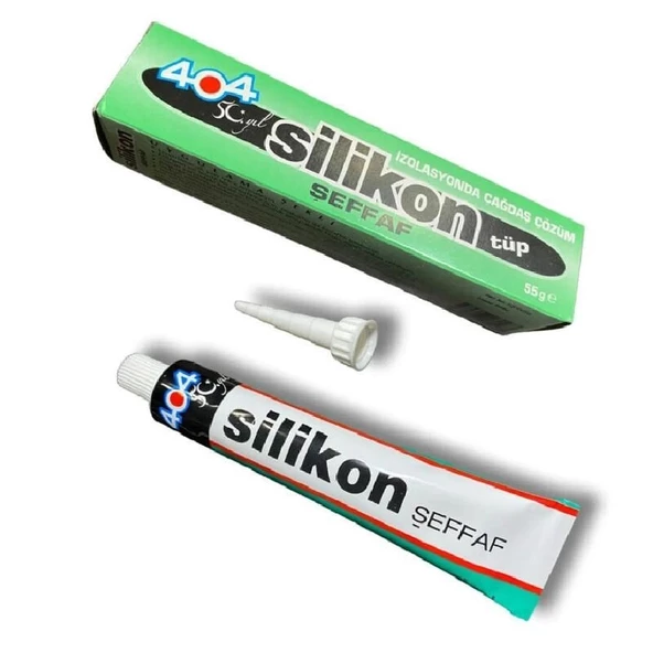 404 Şeffaf Silikon - 55 Gram ürün görseli 1