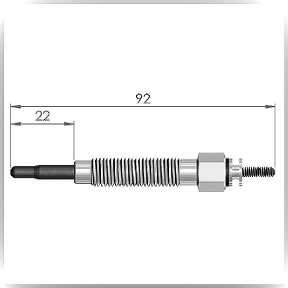 Isıtma Bujisi - Mitsubishi - ET055147 ürün görseli 1