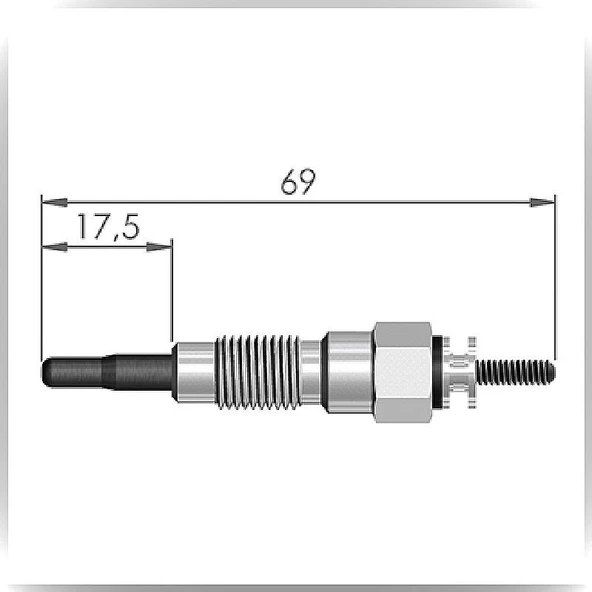 Isıtma Bujisi - Kubota - Multicar - ET066126 ürün görseli 1