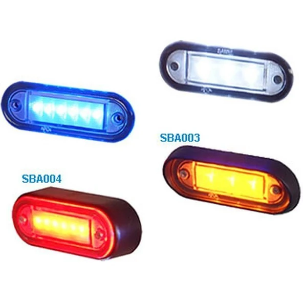 Sanel Aydınlatma Basamak 12V 6 Ledli Beyaz SBA12W6 ürün görseli 1