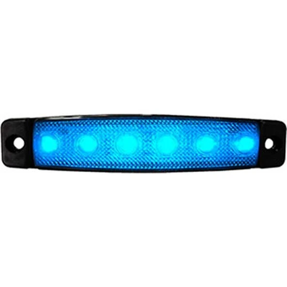 Sanel Aydınlatma Basamak 12V 6 Ledli Mavi SBB12B6 ürün görseli 1
