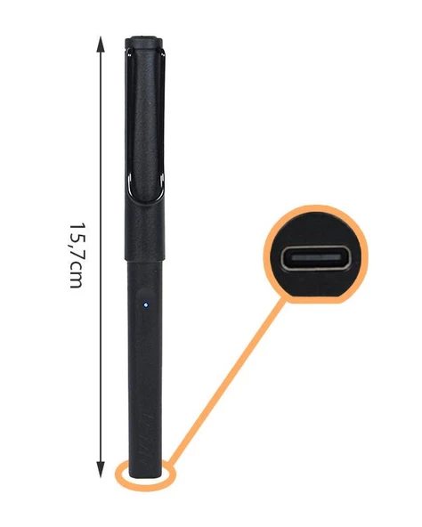 Lamy Safari Note+ iPad Tablet Kalemi 4A0 Siyah - Resim 3