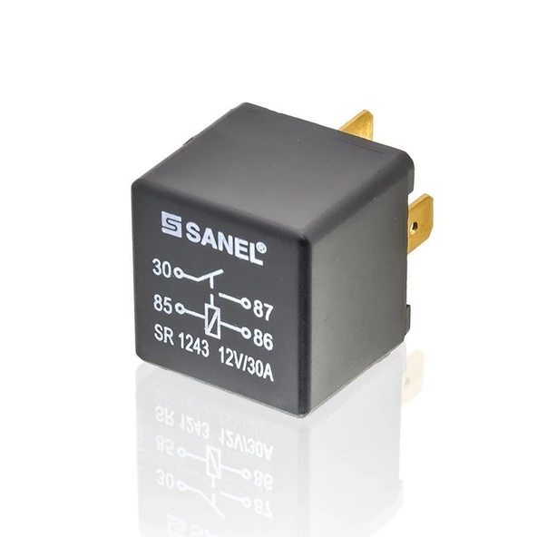 Sanel Mini Role 12V 4 Uçlu SR1243 ürün görseli 1