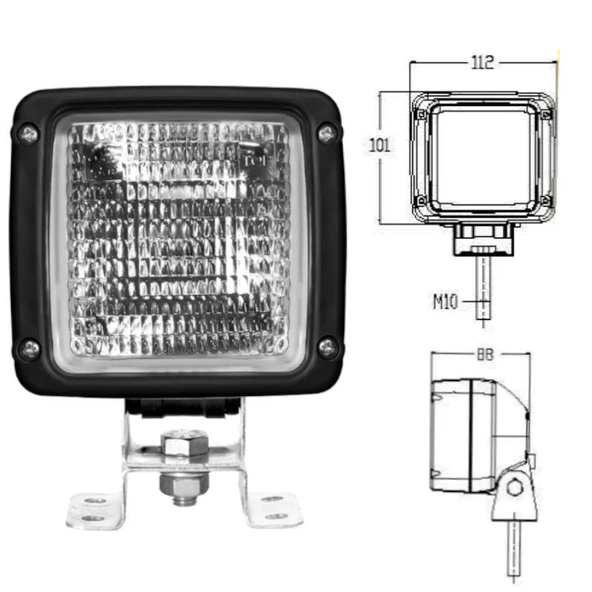 Jcb Kare Çalışma Lambası - 838120 - Resim 3