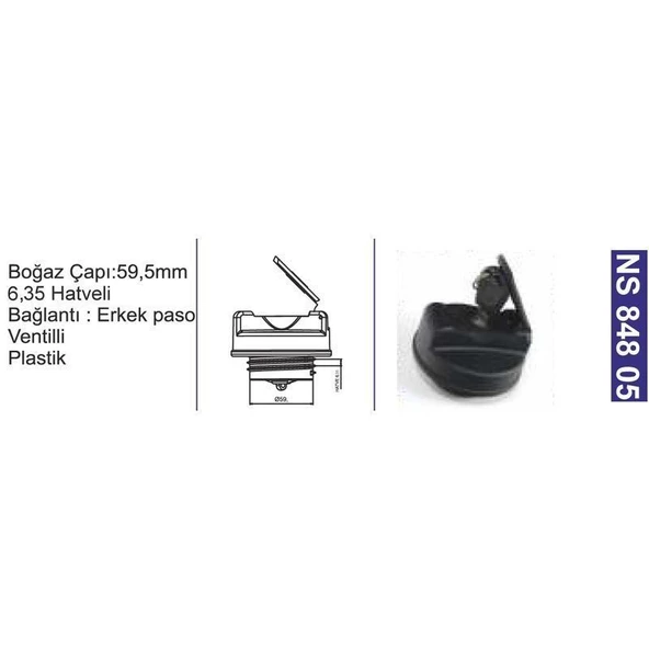 Nesan Depo Kapağı NS84805 - NS84805 ürün görseli 1