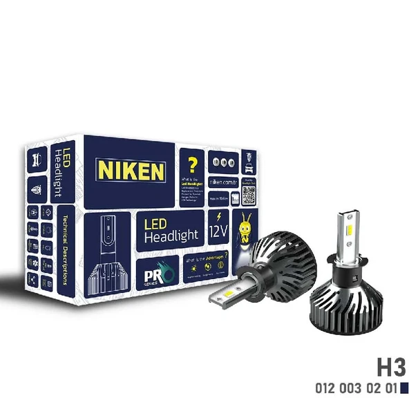 H3 Led Xenon Pro Serisi 6400 Lümen 6500 K 32W ürün görseli 1