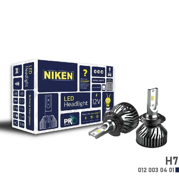 H7 Led Xenon Pro Serisi 6400 Lümen 6500 K 32W ürün görseli 1