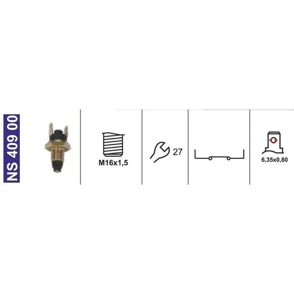 Hidrostatik Direksiyon-Ayak Fren Müşiri Massey Ferguson 260G/266G/3050/3060-Yağmur Tr. 1696842M1 - NS40900 ürün görseli 1