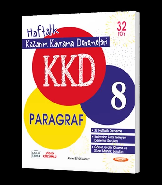Kurmay Yayınları 8. sınıf KKD Paragraf Fasikül ürün görseli 1