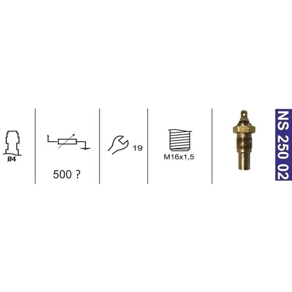 Hararet Müşiri M16X1,5 Hıtachı Fh-220 , İş Makinası - NS25002 ürün görseli 1
