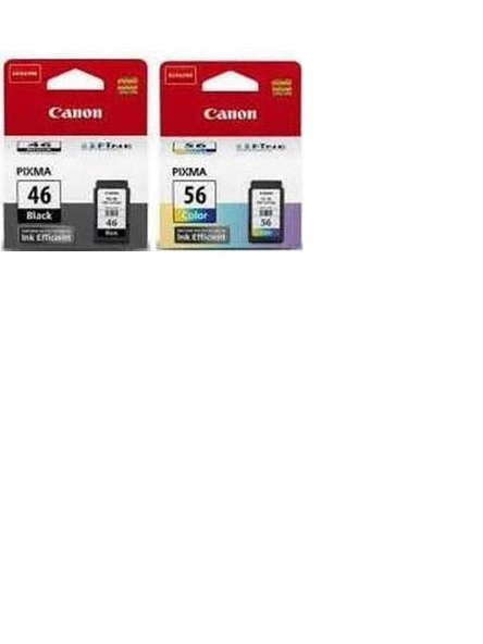 CANON PG-46 CL-56 Multipack MÜREKKEP KARTUŞ SİYAH RENKLİ 2 Lİ ürün görseli 1