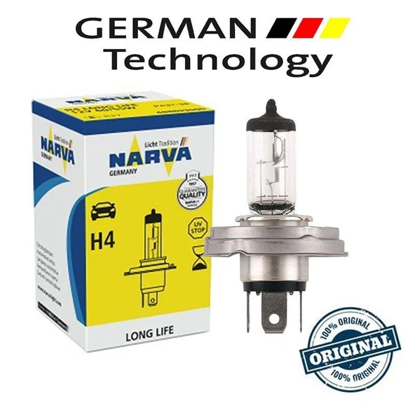 Narva 12V H4 Ampul 60 55W Standart - Nrv48881 ürün görseli 1